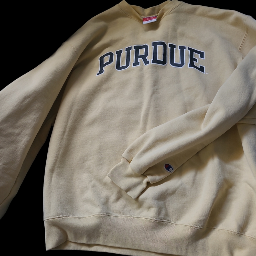 PURDUE CHAMPION SWEATSHIRT SZ L.
